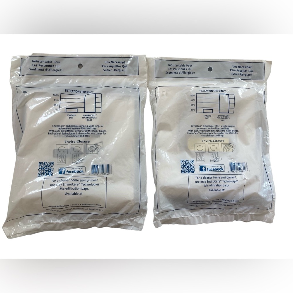 6 Vacuum Bags‎ Enviro Care Bissell Uprights Style 1 & 7 Samsung 5000 & 7000 NOS - Picture 3 of 8